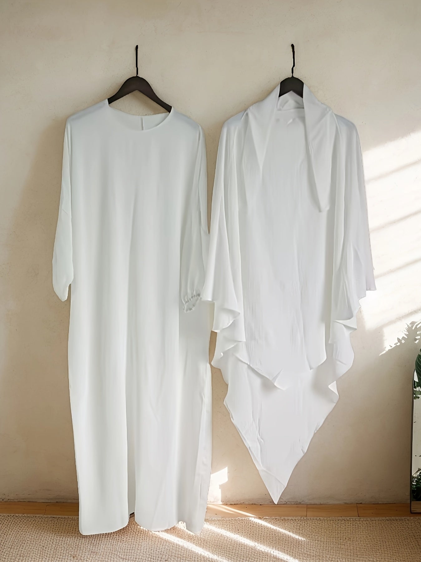 Plus o'lcham Maxi Abaya kiyi odatiy uzunlikdagi uzun qo'lqopli to'liq qora