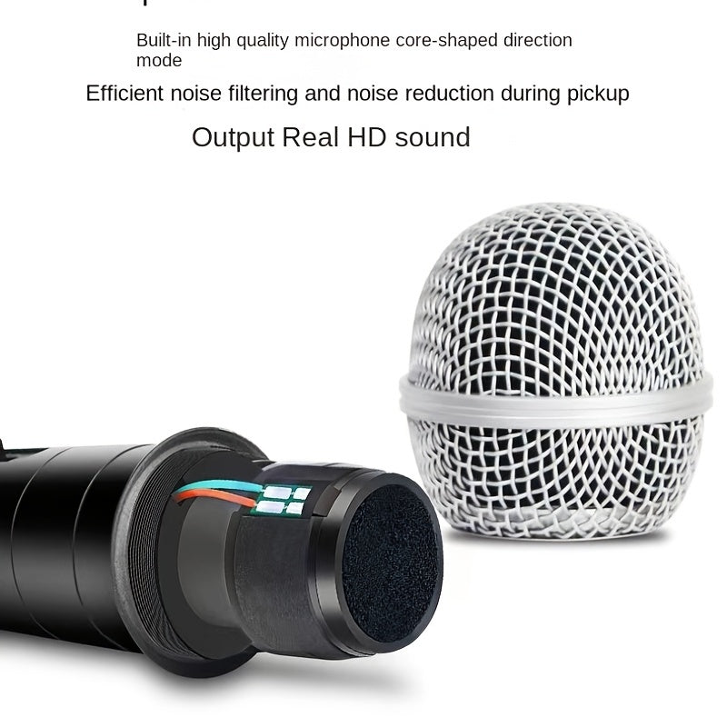 Karaoke qo'shiqlari uchun simli qo'l mikrofonli dinamik mikrofon trolley