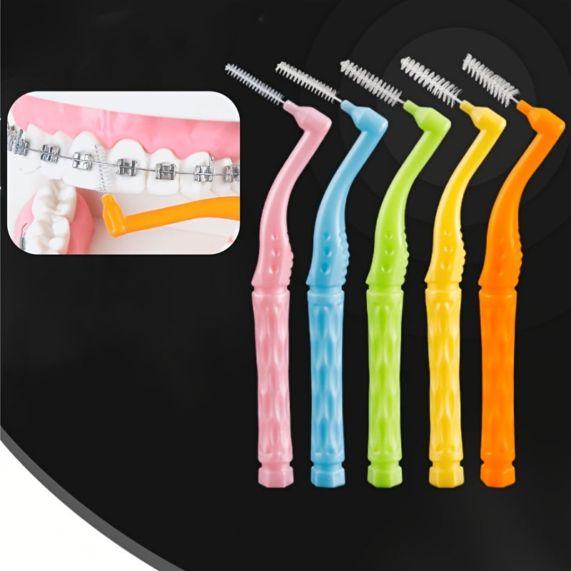 10pcs Dental Interdental Brushes for Teeth Cleaning and Orthodontics