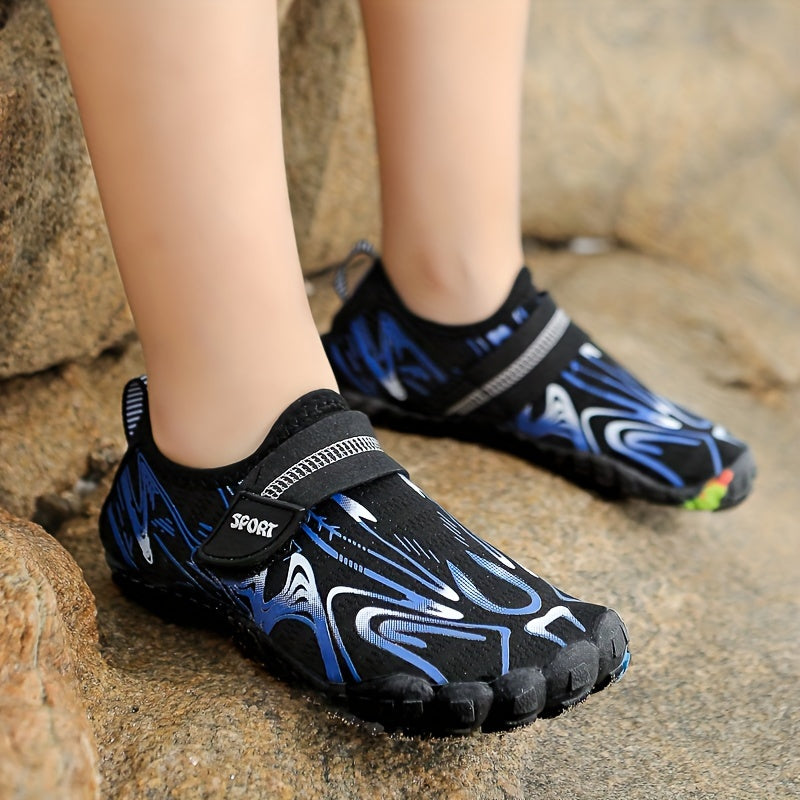 Детские водные носки унисекс дышащие быстро сохнущие нескользящие для пляжа, бассейна, активного отдыха на открытом воздухе