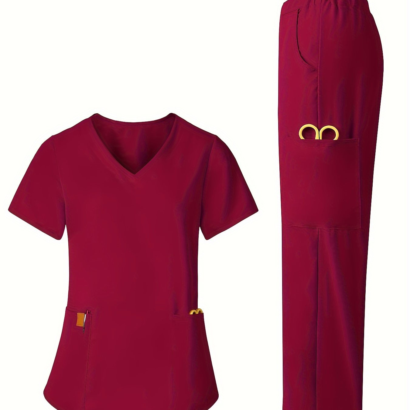 Unisex Medical Surgical Gown Set Top and Pants Polyester Spandex All Season