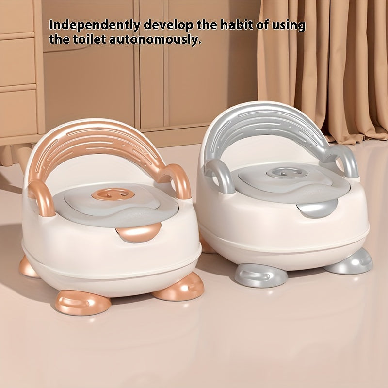 Bolalar uchun potty o'rindig'i - Porloq oltin, kuchli plastik, o'g'il va qizlar uchun ajoyib - Rojdestvo, Halloween, Thanksgiving uchun mukammal sovg'a