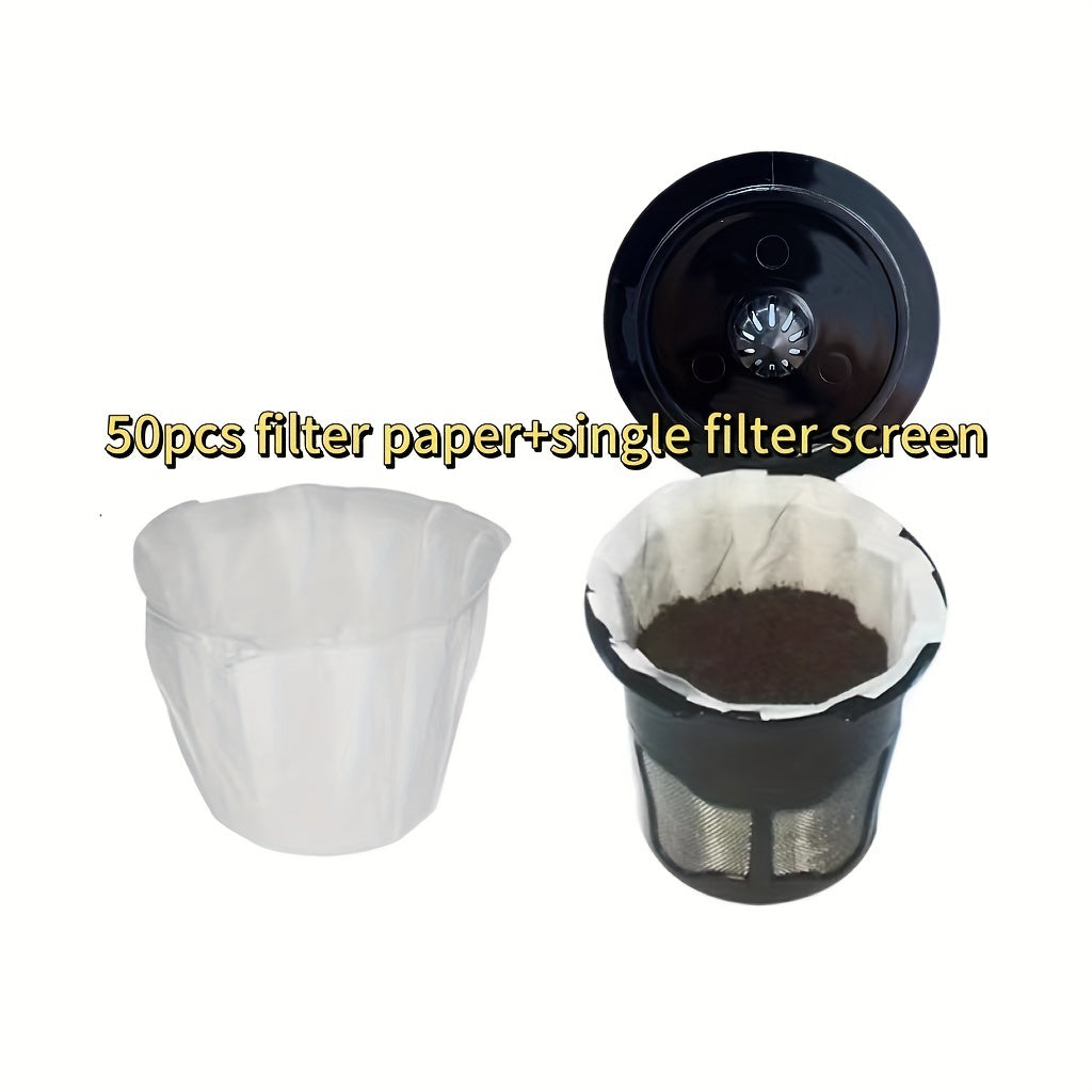 Disposable Coffee Filter Paper for Keurig Brewers Reusable K-Cup Pods