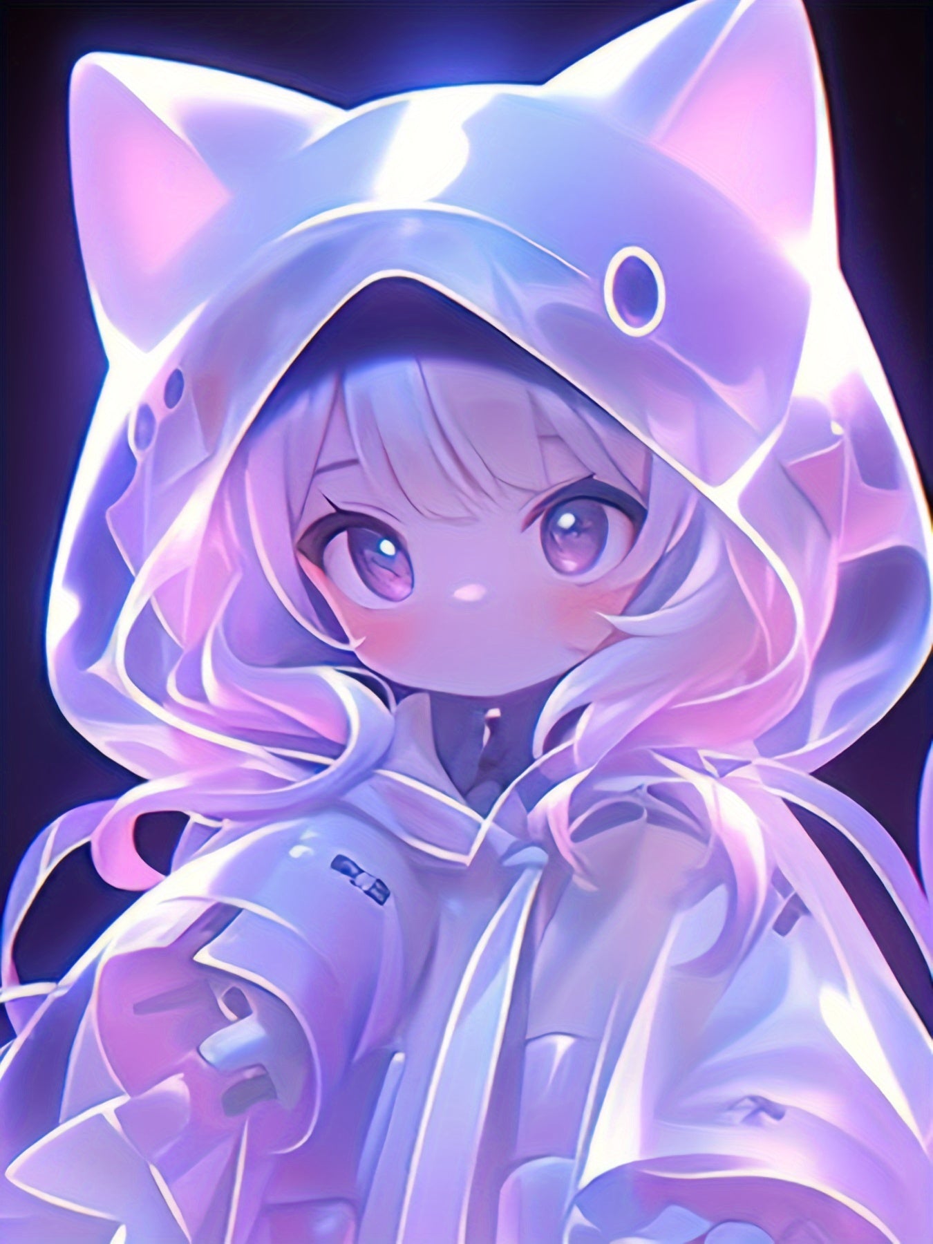 Girls Sleeveless Cat Print Dress Casual Animal Pattern Sundress for Kids