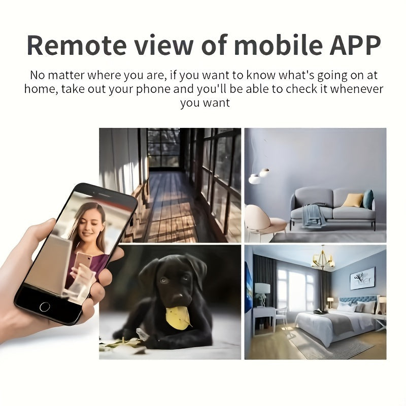 Ichki va tashqi xavfsizlik kamerası, ikki bandli WiFi, pan tilt, kechki ko‘rish, ikki tomonlama audio