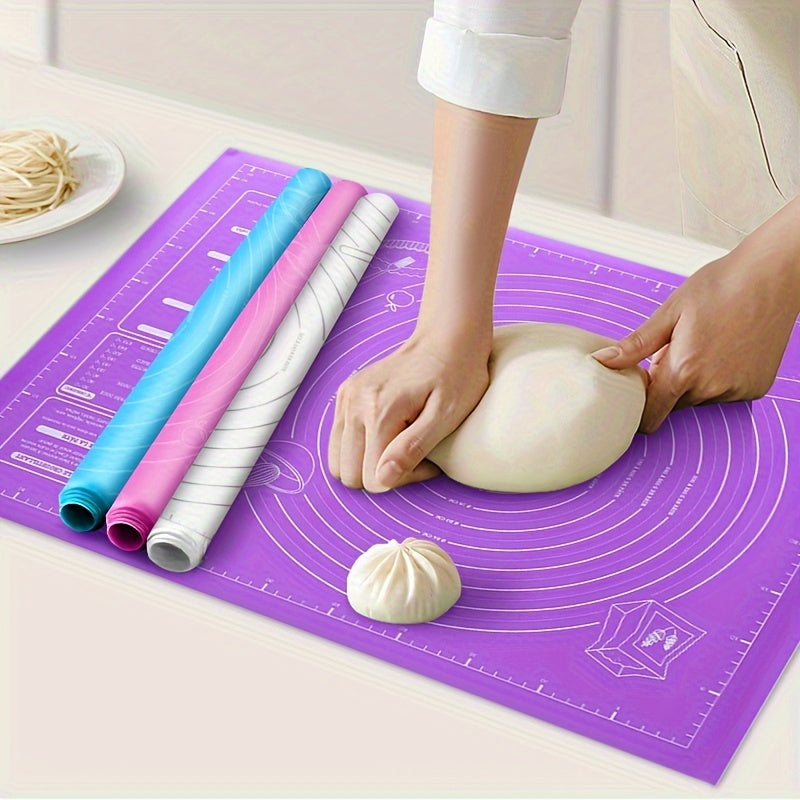 Extra Large Non-Stick Baking Mat for Rolling Dough, Multi-Size, Multi-Color
