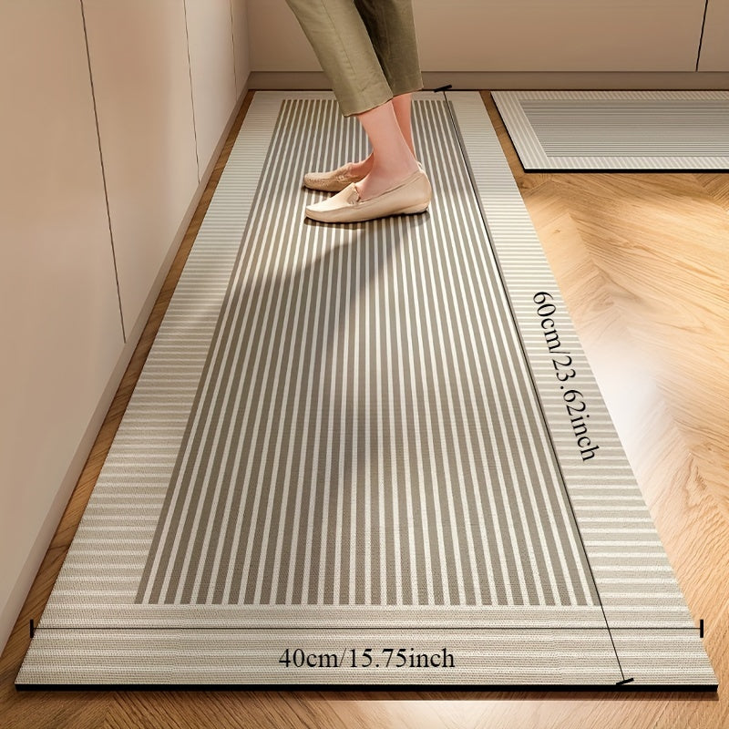 Non-Slip Waterproof Kitchen Mat Absorbent Washable Runner Rug for Sink Laundry Hallway