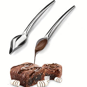 Stainless Steel Chocolate Piping Spoon for Pastries and Treats 1-Piece