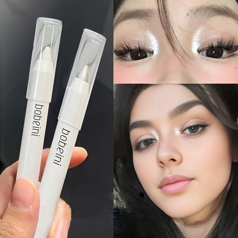 Bolígrafos resaltadores de ojos dorados y marrón con brillo para ojos radiantes