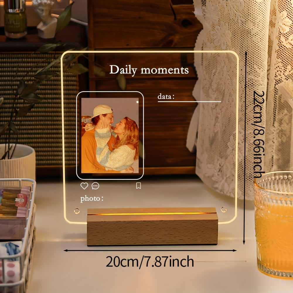 Bayramlar va maxsus tadbirlar uchun akril rasm ramkasi, qo'lda tayyorlangan sevgi yuragi devor va stol dekoratsiyasi