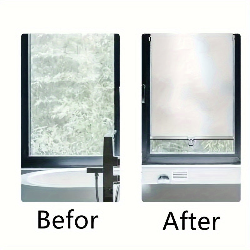 Universal Qora Rolli Qoplamali Sunshade uchun Avtomobil, Yotoqxona, Oshxona, Ofis uchun Suvga chidamli yopishtiruvchi tutqich