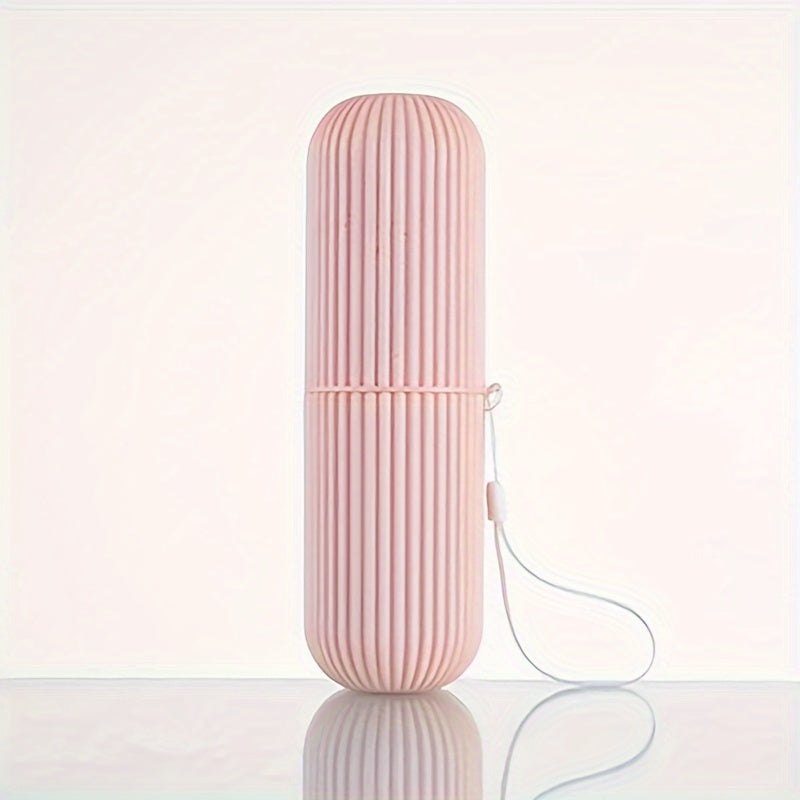 Sayohat uchun tish cho'tkasi qoplami va yuvish kubogi, portativ sayohat uchun hammom asosiy buyumlari