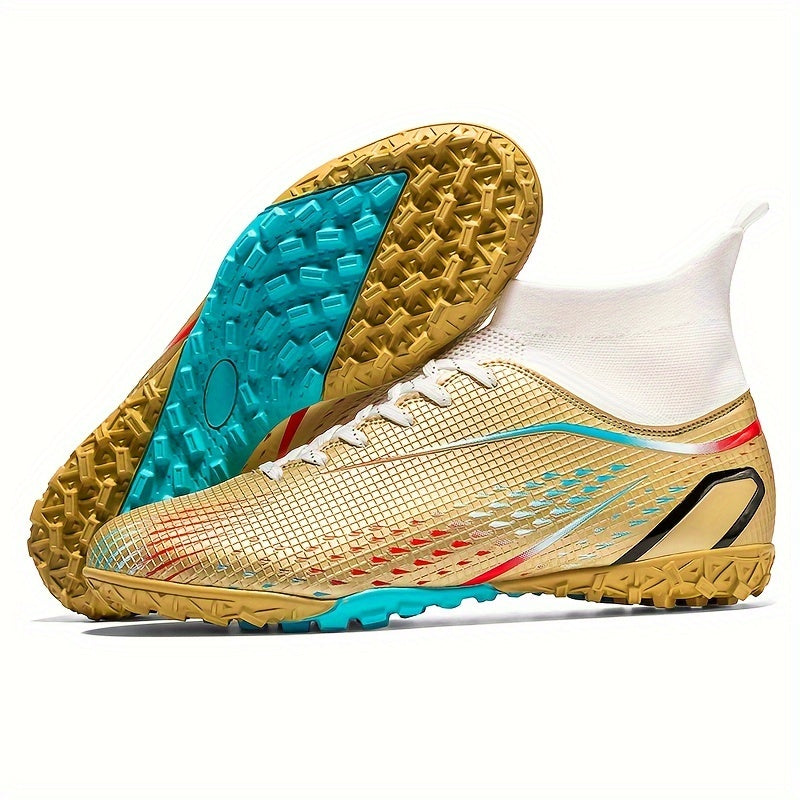 Bolalar uchun yuqori to'plangan futbol to'pi, sirpanmas tagliklar, nafas oladigan to'rli yuqori qismi va rang-barang aksessuarlar bilan, maktab sporti uchun mukammal.