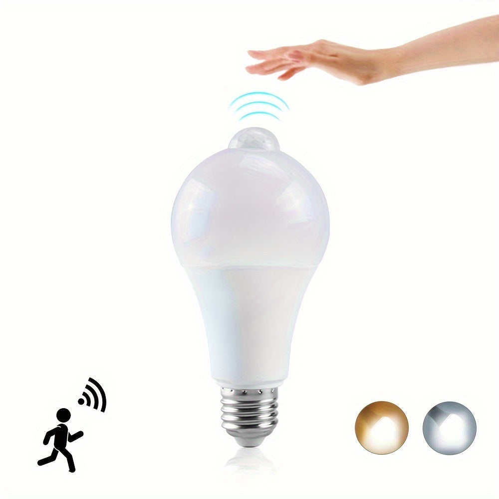 LED Motion Sensor Light Bulb for Human Body Movement E26/E27 Indoor 85-265V