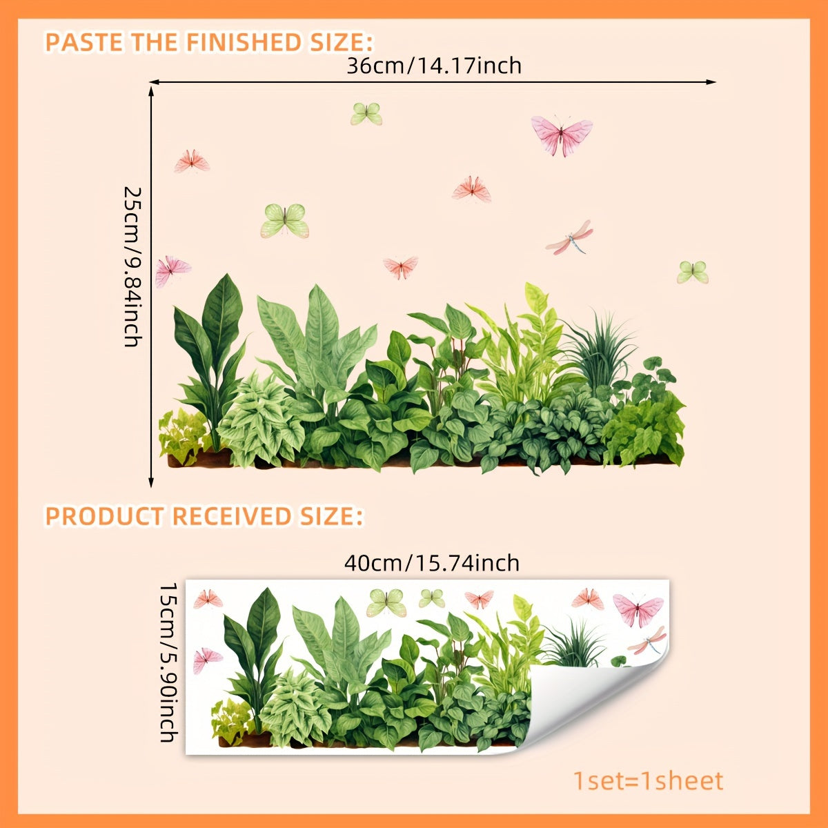 Qushcha Statik Qattiqlashgan Shisha Aytgich 15x40cm Qayta ishlatiladigan PVC Oyna Dekali