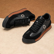 Men's Alphabet Design Sneakers Low Top Casual Slip-Resistant Outdoor Durable