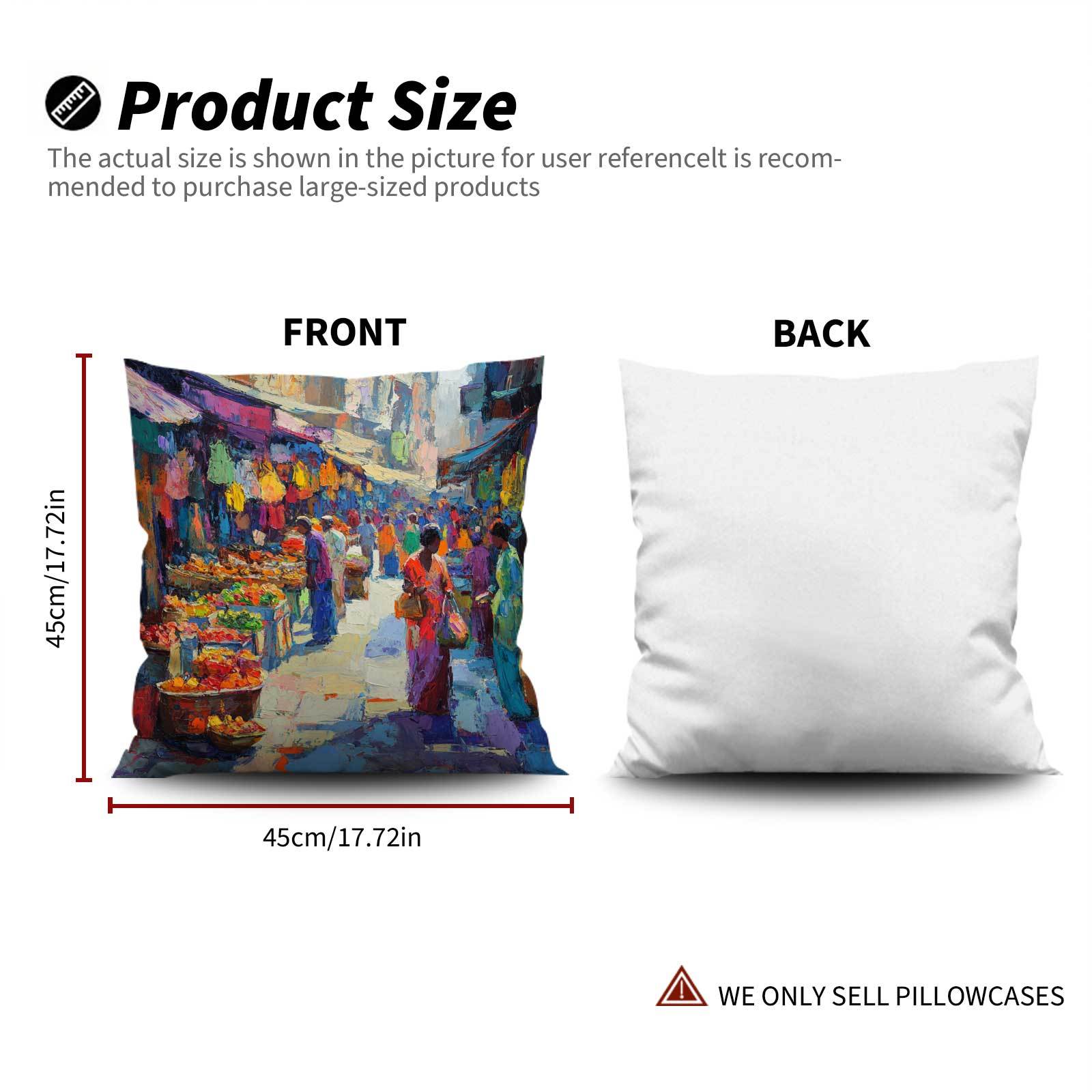 Set of 4 Abstract Art Throw Pillow Covers Zipper Closure Machine Washable for Office Chairs