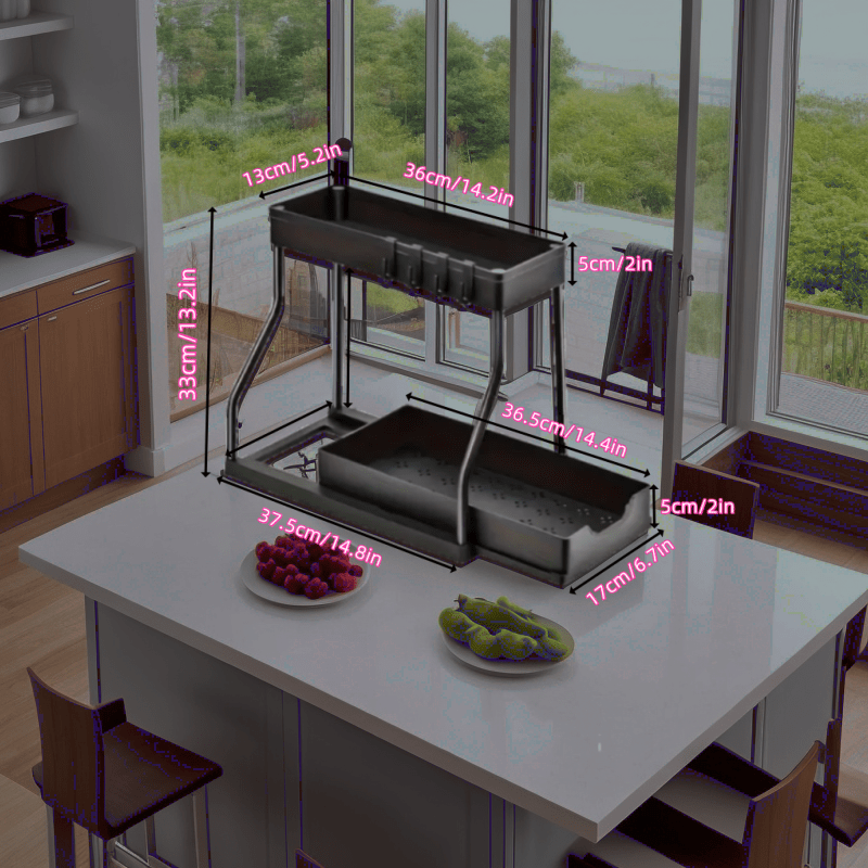 Анти-опрокидывающаяся стойка для бутылок и банок для кухонных столешниц, безопасна для посудомоечной машины, многофункциональный органайзер