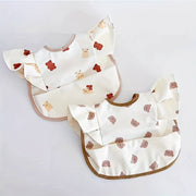 Children's Waterproof Sleeveless Bib with Pocket for Toddlers and Kids