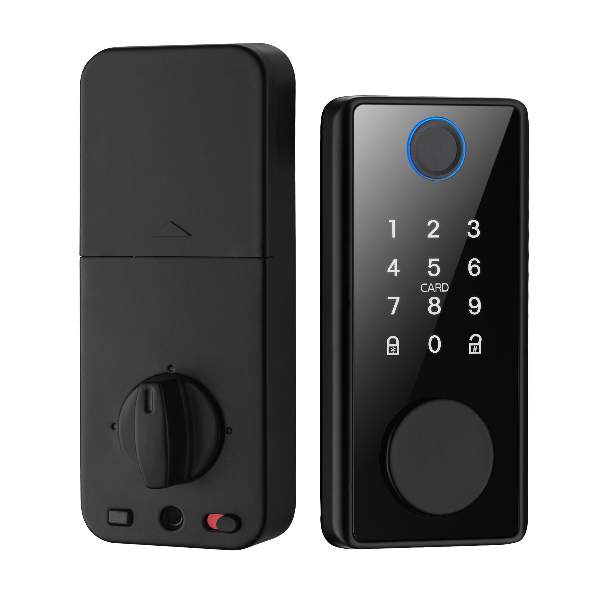 Smart Biometric Keyless Door Lock with App Control and Key Card for Home and Office