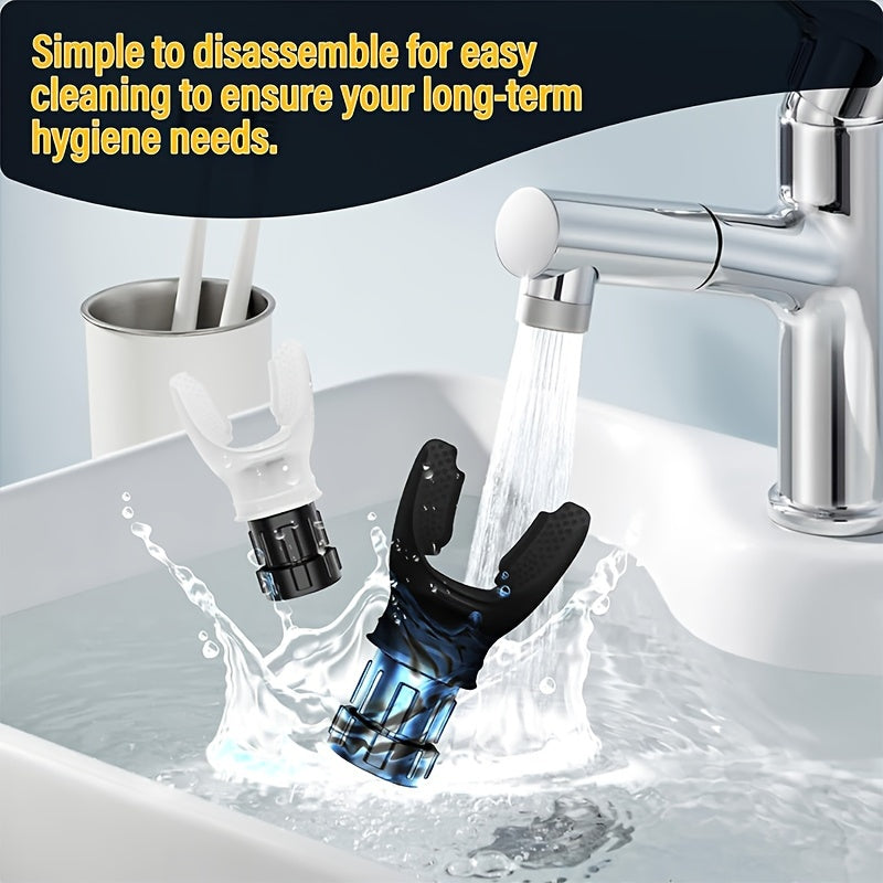 Adjustable Resistance Breathing Exerciser for Lung Capacity Training Black Blue White