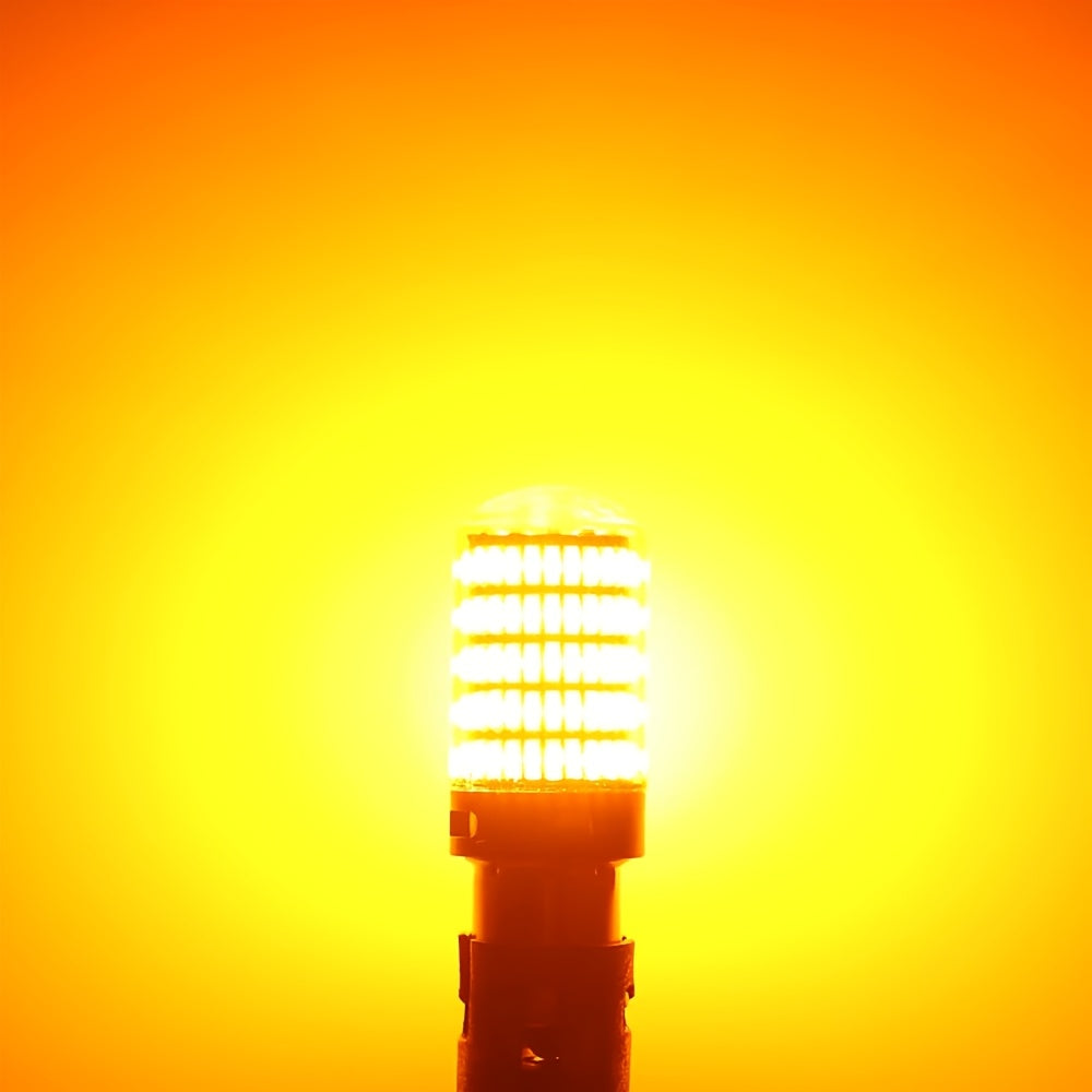 2 Pack LED 1156 1157 P21W Car Brake Reverse Tail Signal Lights White Red Yellow