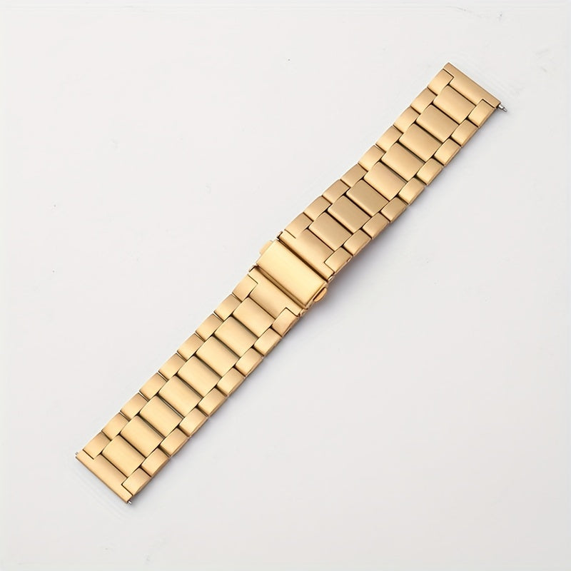 Stainless Steel Watch Band 20mm 22mm Compatible with Smartwatches and Traditional Watches