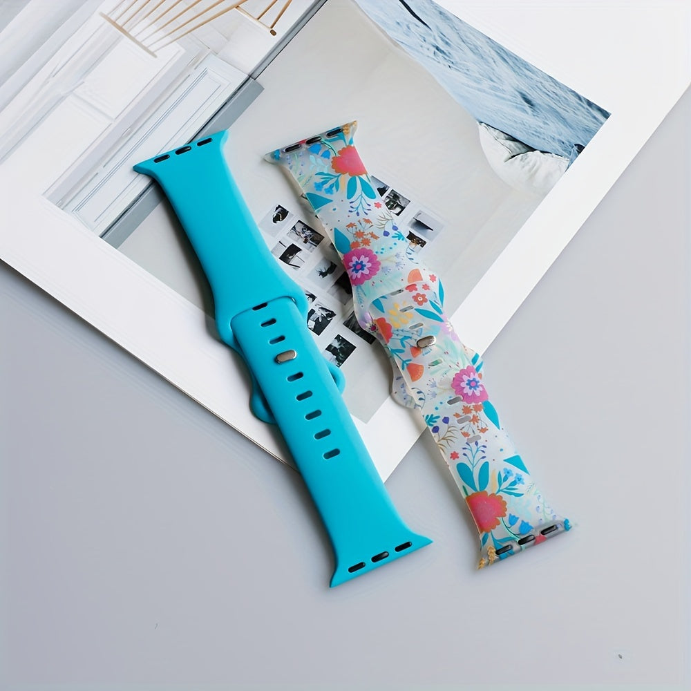 Silicone Sport Watch Bands for All iWatch Models 38mm to 49mm Replacement Straps