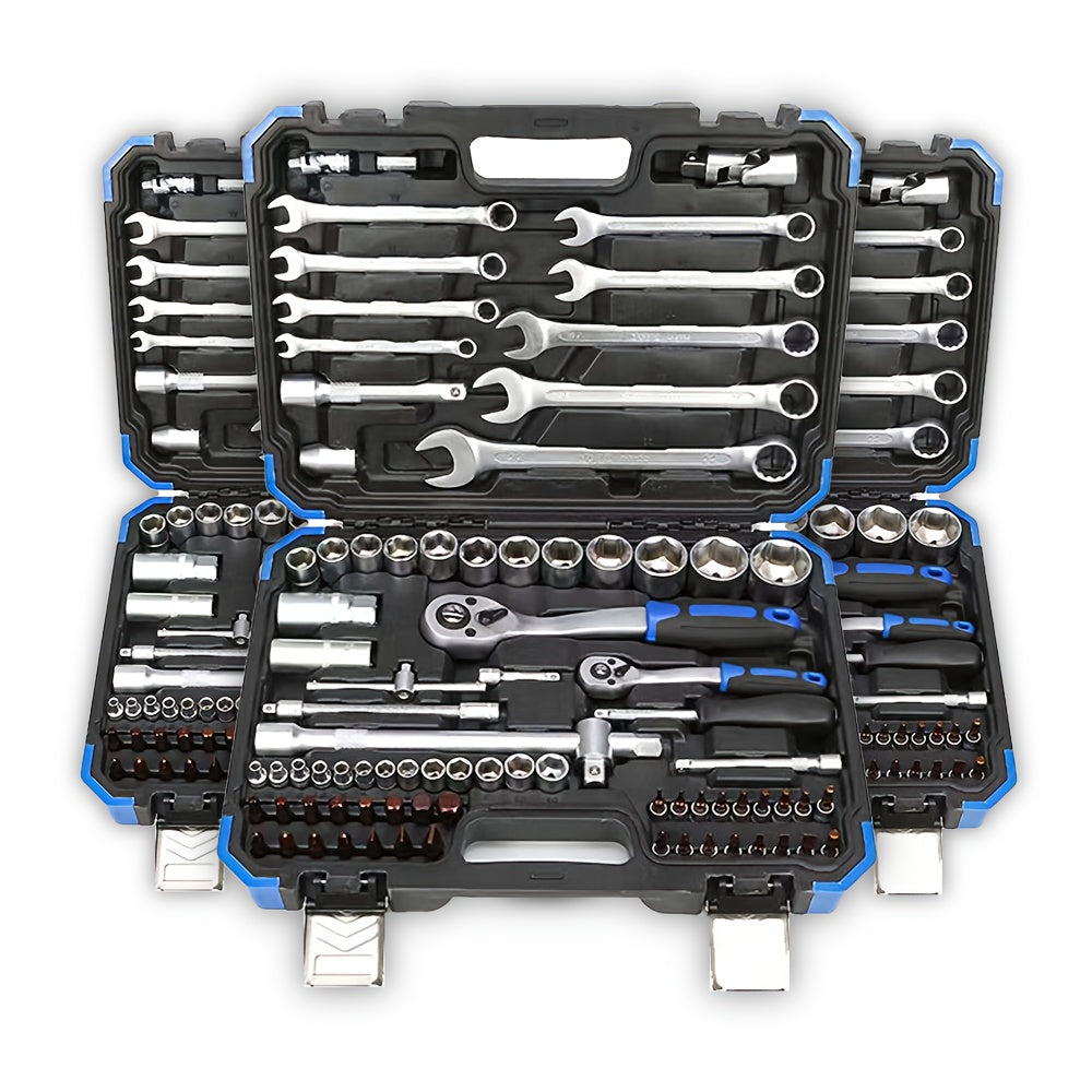 Professional 53 and 46 Piece 1/4 Inch Drive Tool Set for Automotive and Home Repair