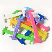 Unisex Silicone No-Tie Shoelaces Adjustable Durable 16 Pack Multiple Colors