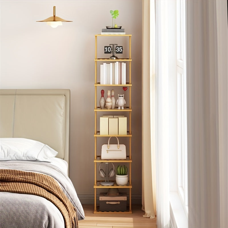 Деревянный обувной шкаф 3-8 уровней, экономящий место органайзер для прихожей