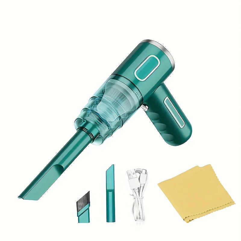 Cordless Handheld Vacuum Cleaner with Strong Suction Rechargeable Battery for Cars Homes Offices