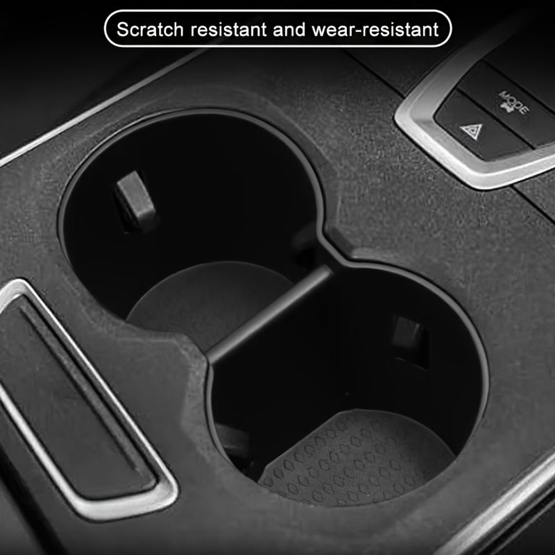 Car Interior Cup Holder Organizer Black for 2022-2025 OMODA C5 Adjustable Storage