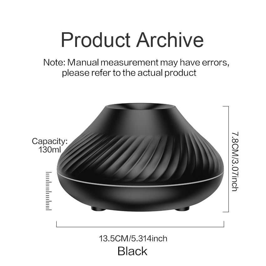 Portable Volcanic Aroma Diffuser with Essential Oil Lamp and Night Light