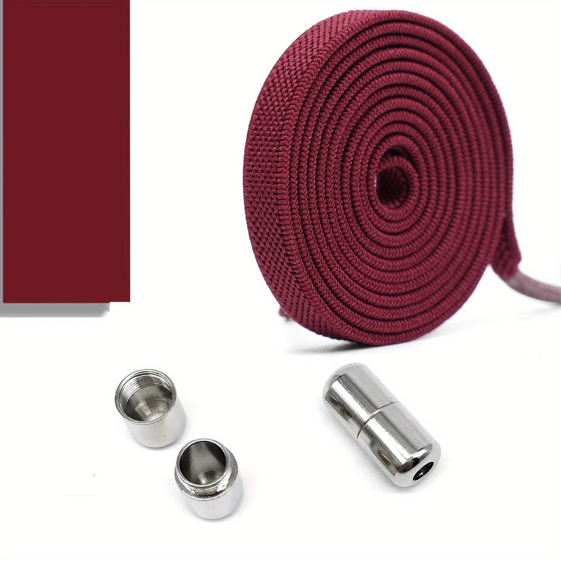 Elastic No-Tie Shoe Laces for Adults with Golden Capsule Buttons