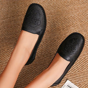 Women's Flat Shoes Slip-On Solid Color Soft Sole All-Season Lightweight Comfort