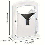 Cortador de bagels de plástico sin electricidad, diseño para rebanadas perfectas de bagels, regalo de Pascua