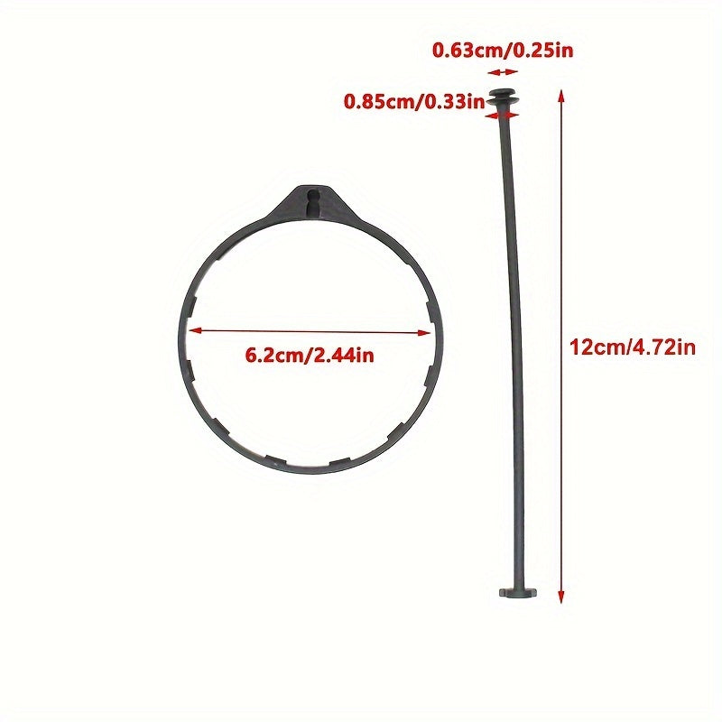 Fuel Tank Cap With Key Ring Anti-Theft Fit Honda Vehicles