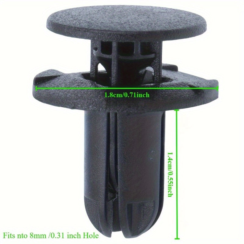 30 dona Avtomobil fender liner push-type tutqichlari fasteners uchun transport vositalari