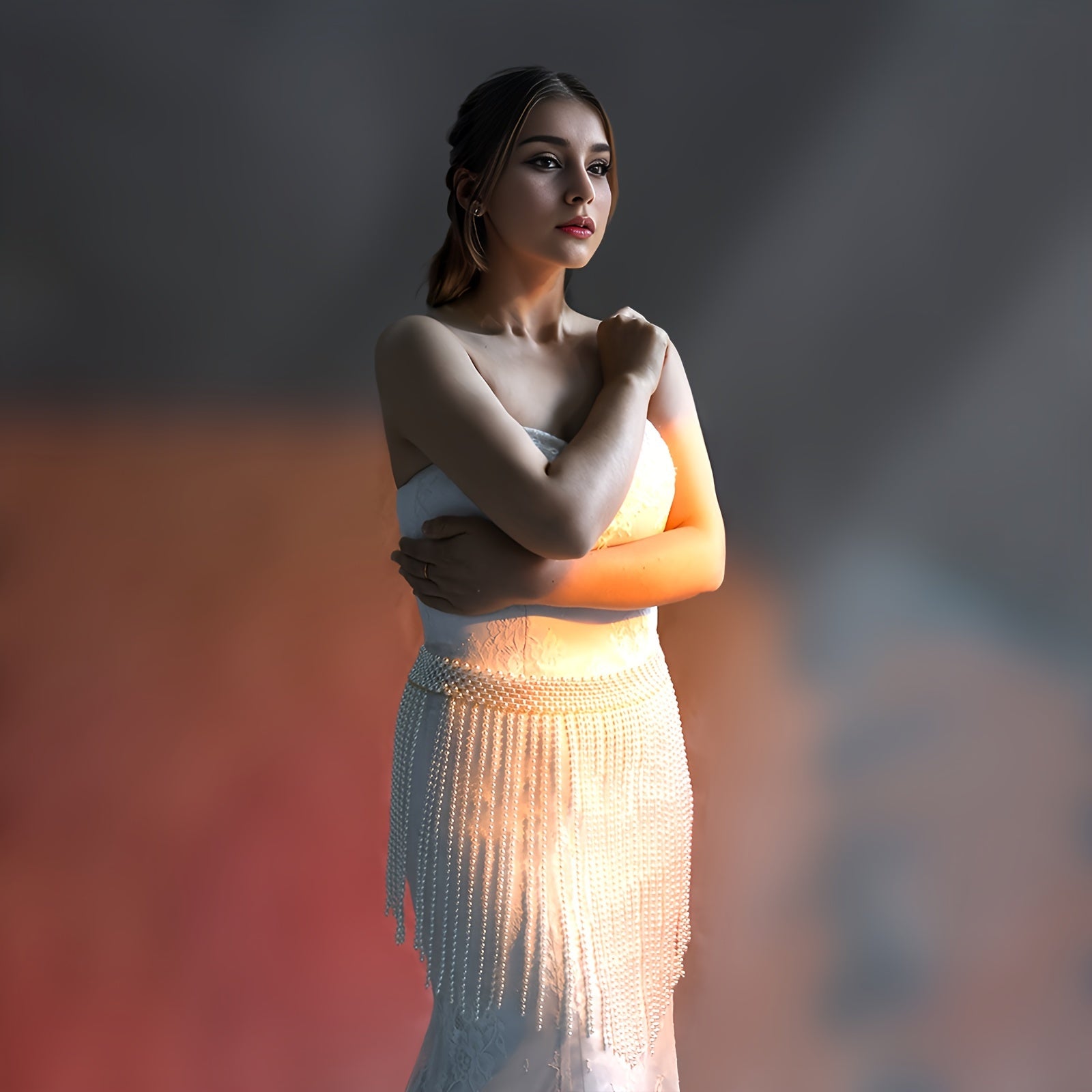 Women's Tassel Waist Chain Beaded Belt for Festivals and Parties