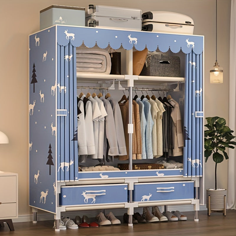 Современный рождественский гардероб с дизайном оленя для общежитий и комнат