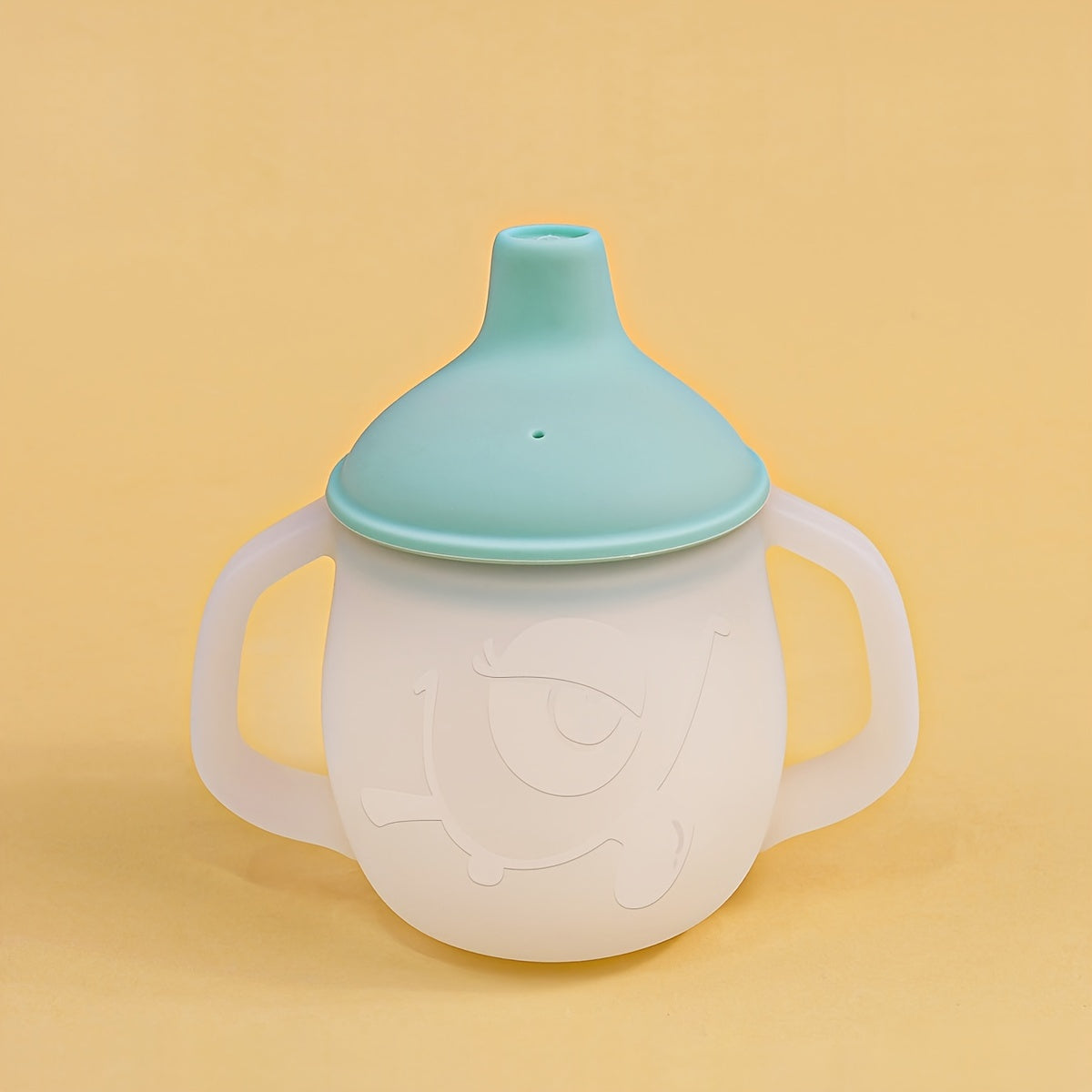 Kids Silicone Sippy Cup with Soft Spout and Easy-Grip Handles BPA-Free for Camping Milk Water