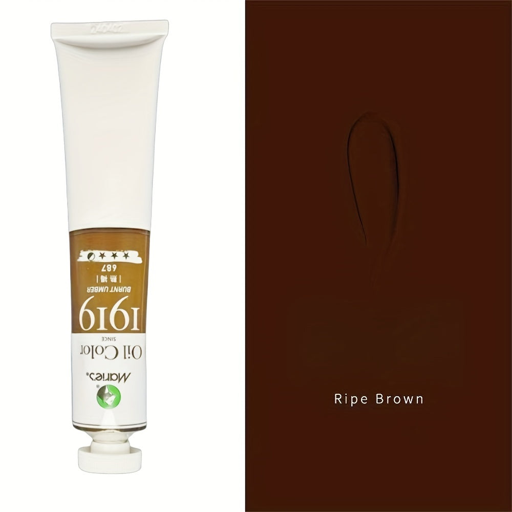 50ml White Oil Paint Tube for Canvas and Graffiti Art Professional Artist Grade