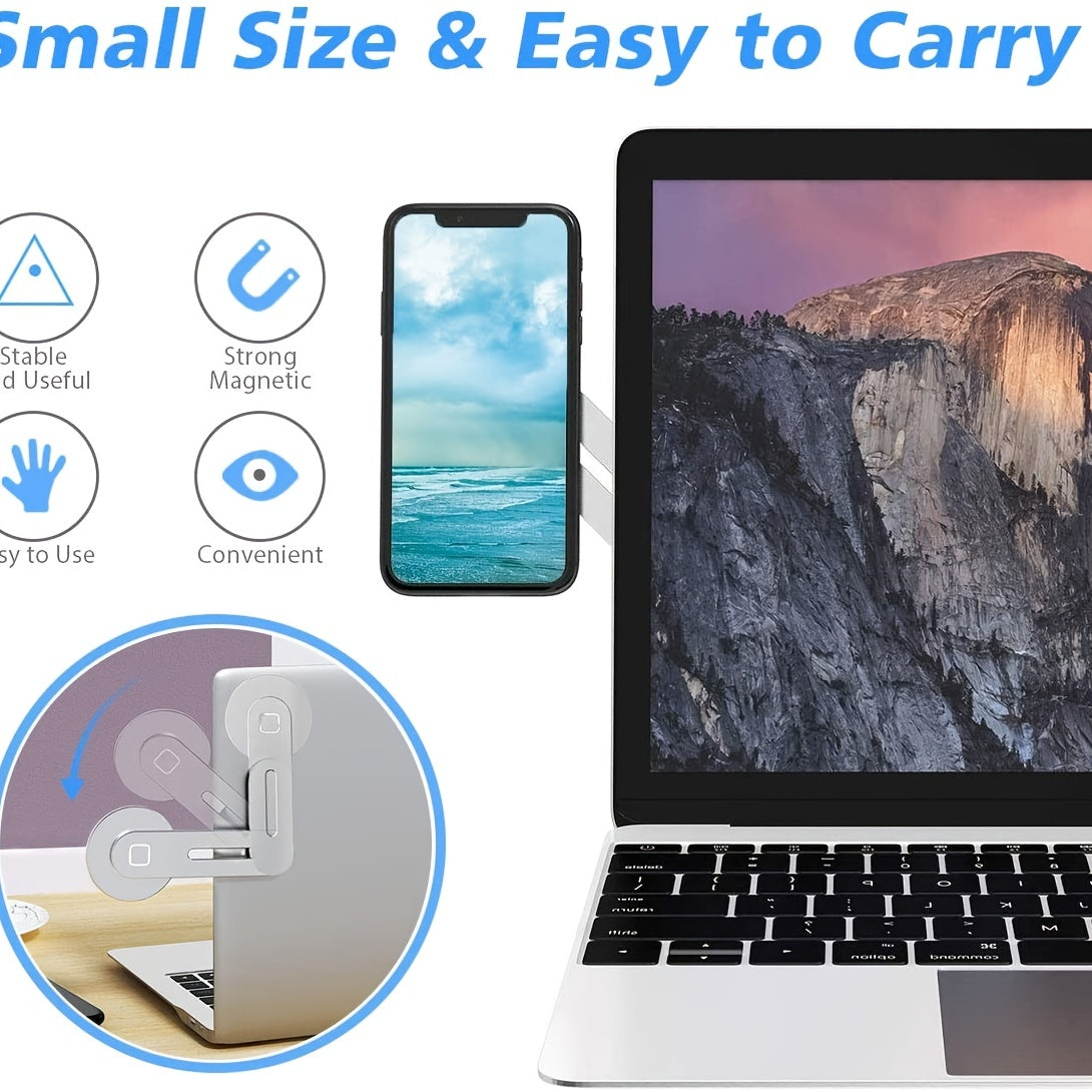 Magnetic Phone Holder for Laptop Adjustable MagSafe Mount for iPhone 12 13 14 Series