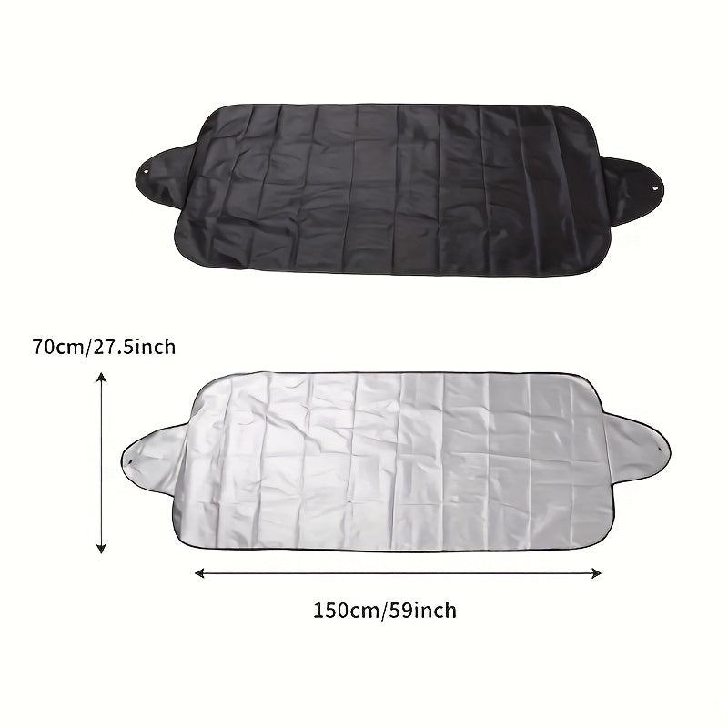Winter Car Snow Cover Foldable Windshield Sunshade