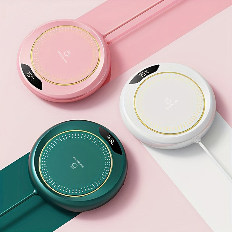 USB Heated Coaster Smart Beverage Warmer for Cups with Auto Off