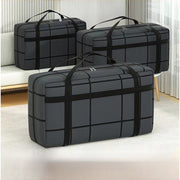 Katta hajmli saqlash sumkasi, non-toʻqima mato, zippersi bilan kiyimlar va o'yinchoqlar uchun tashkilotchi