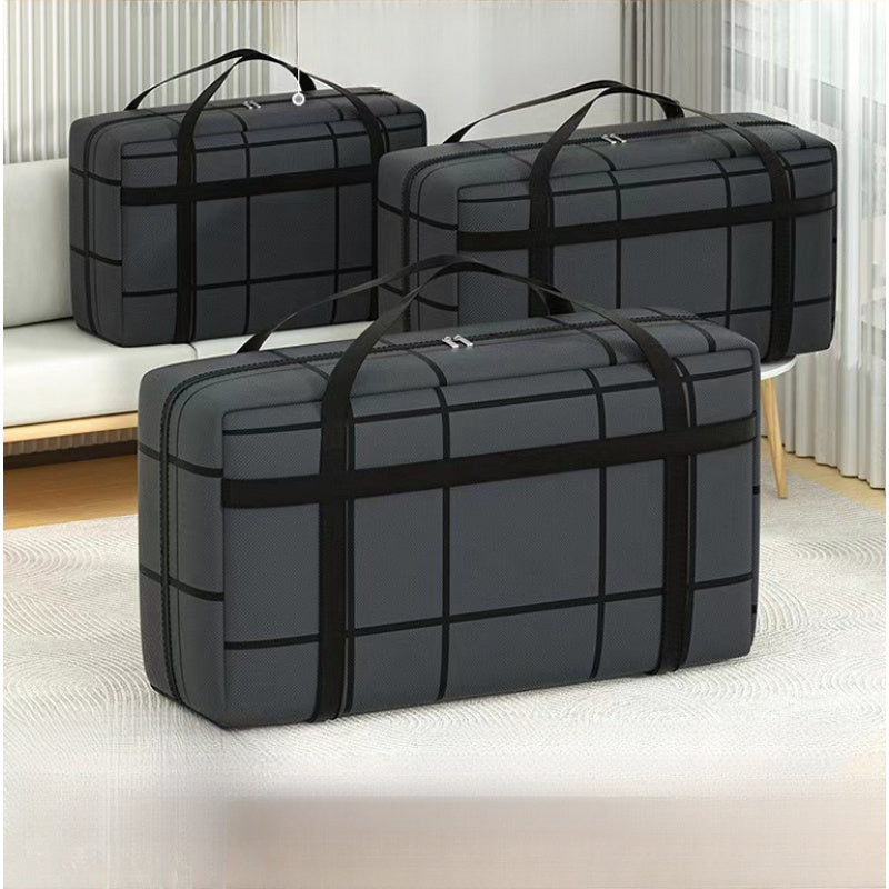 Large Capacity Storage Bag Non-Woven Fabric Zipper Organizer for Clothing Toys