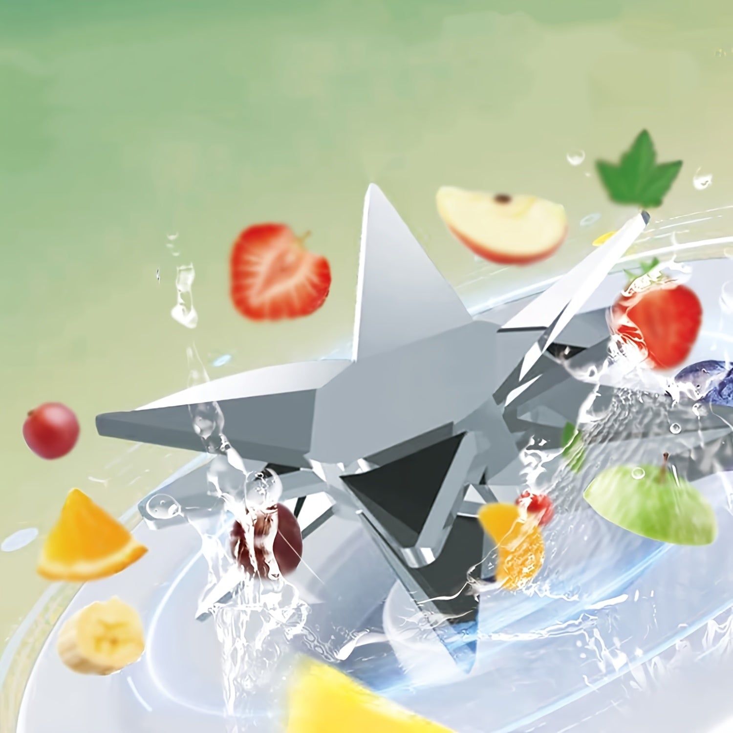 Portable Juicer Cup with 12-Blade System USB Rechargeable Compact and Versatile