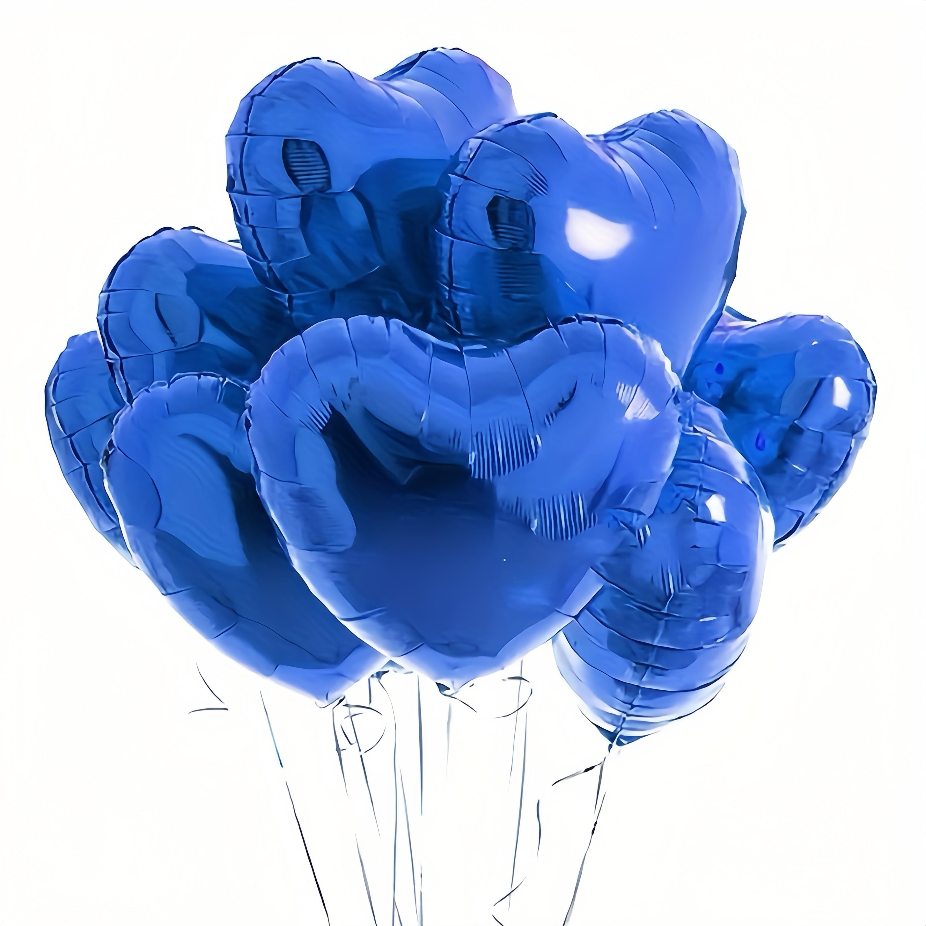 10 Heart-Shaped Foil Balloons for Valentine's Day Birthdays Weddings and Parties
